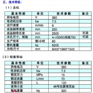 W鋼帶成型機(jī)